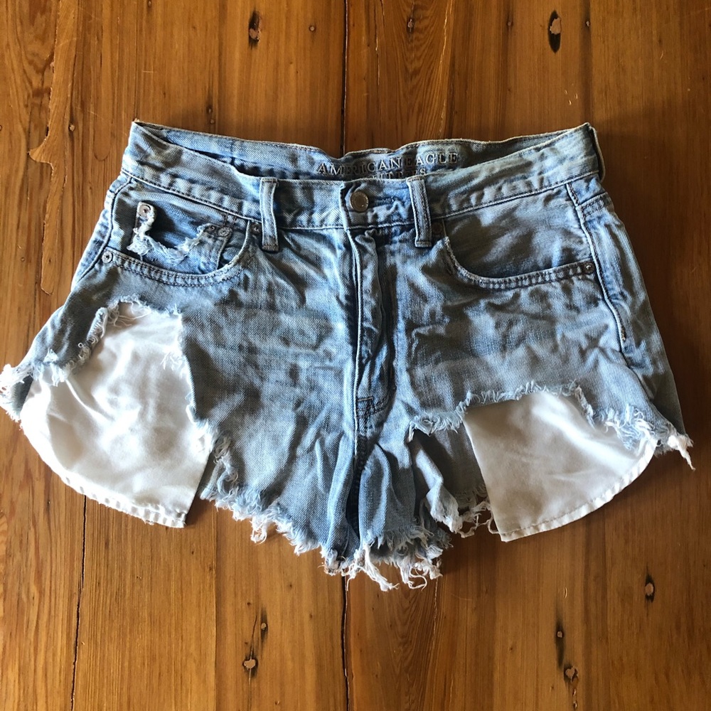 High rise American eagle shorts